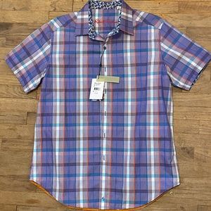 Robert Graham Queensbridge Blue classic fit NWT